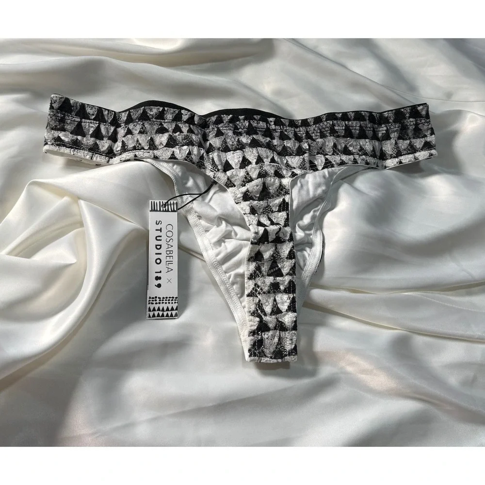 Men's Luxury Lace G-String Thong Soft Stretch Designer Underwear‎ Bold & Sexy M